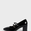 Babies à double bride en cuir verni - ORIANE | Pablo Cheap