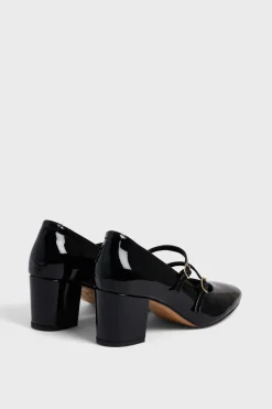 Babies à double bride en cuir verni - ORIANE | Pablo Cheap