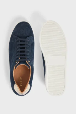 Baskets en cuir velours - GASPARD | Pablo Clearance