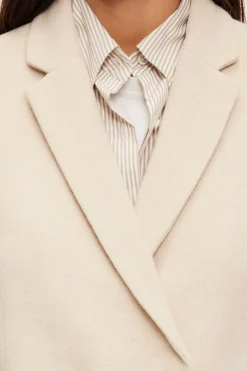 Blazer croisé écru - MAGALIE | Pablo New