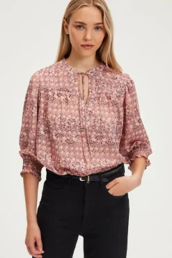 Blouse en mousseline fleurie - BELPHERA | Pablo Discount
