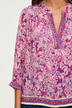 Blouse fluide imprimée – BERNADINE | Pablo New