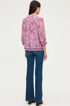 Blouse fluide imprimée – BERNADINE | Pablo New