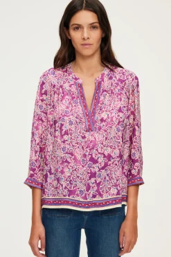Blouse fluide imprimée – BERNADINE | Pablo New