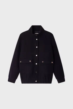 Blouson à col montant en laine - MATTEA | Pablo Outlet