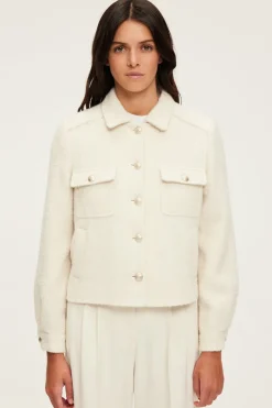 Blouson court en tweed - MARGUERITE | Pablo Online