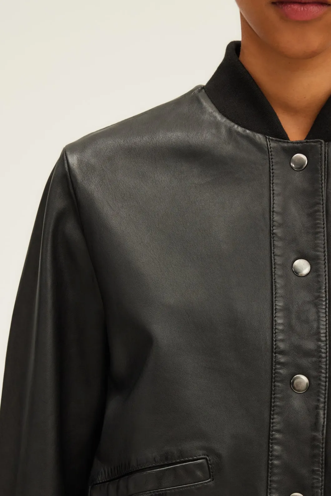 Blouson en cuir d'agneau - BESS | Pablo Online