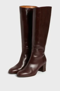Bottes en cuir à talon - LIZZIE | Pablo Online