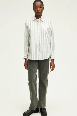 Chemise à rayures et strass - BENOITE | Pablo Sale