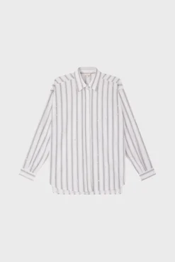 Chemise à rayures et strass - BENOITE | Pablo Sale
