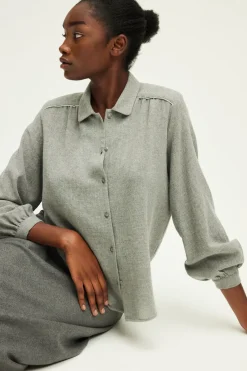 Chemise en laine mélangée - BERMA | Pablo Outlet