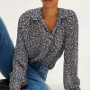 Chemise en mousseline fleurie - BRAILLE | Pablo Shop