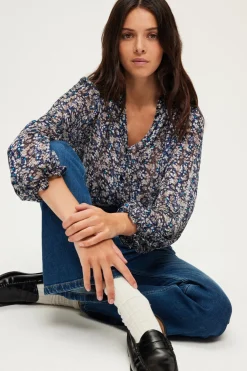Chemise en mousseline fleurie - BELODIE | Pablo New