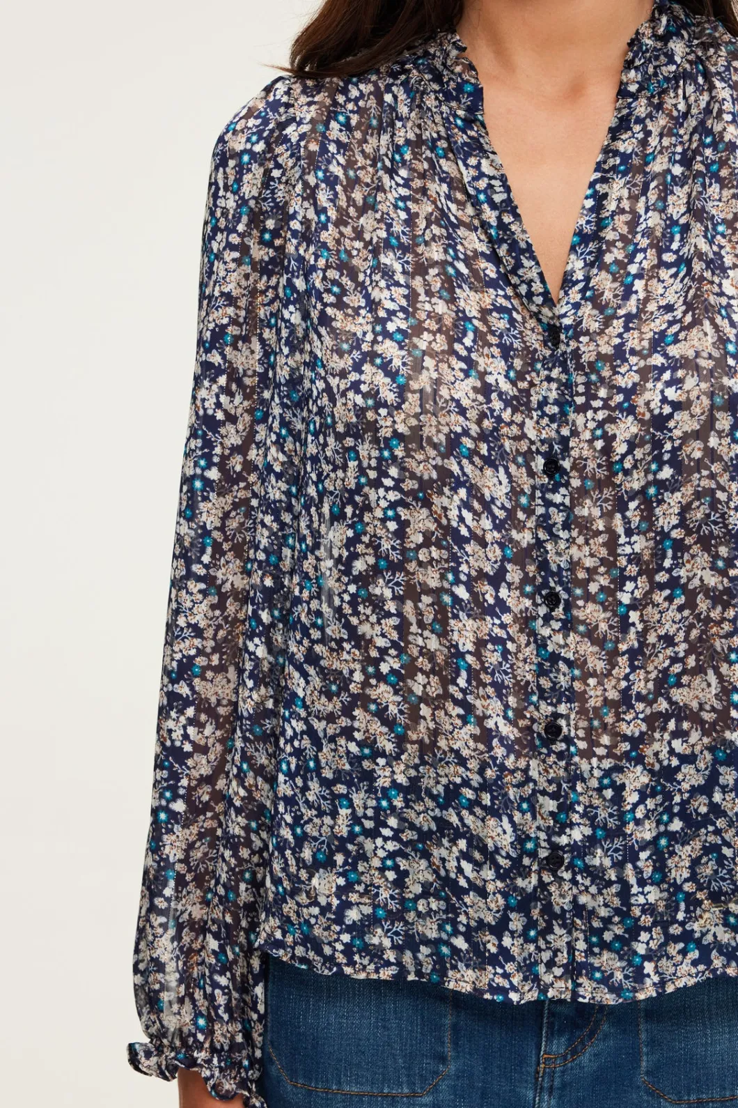 Chemise en mousseline fleurie - BELODIE | Pablo New