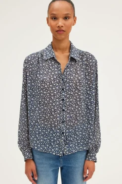 Chemise en mousseline fleurie - BRAILLE | Pablo Shop