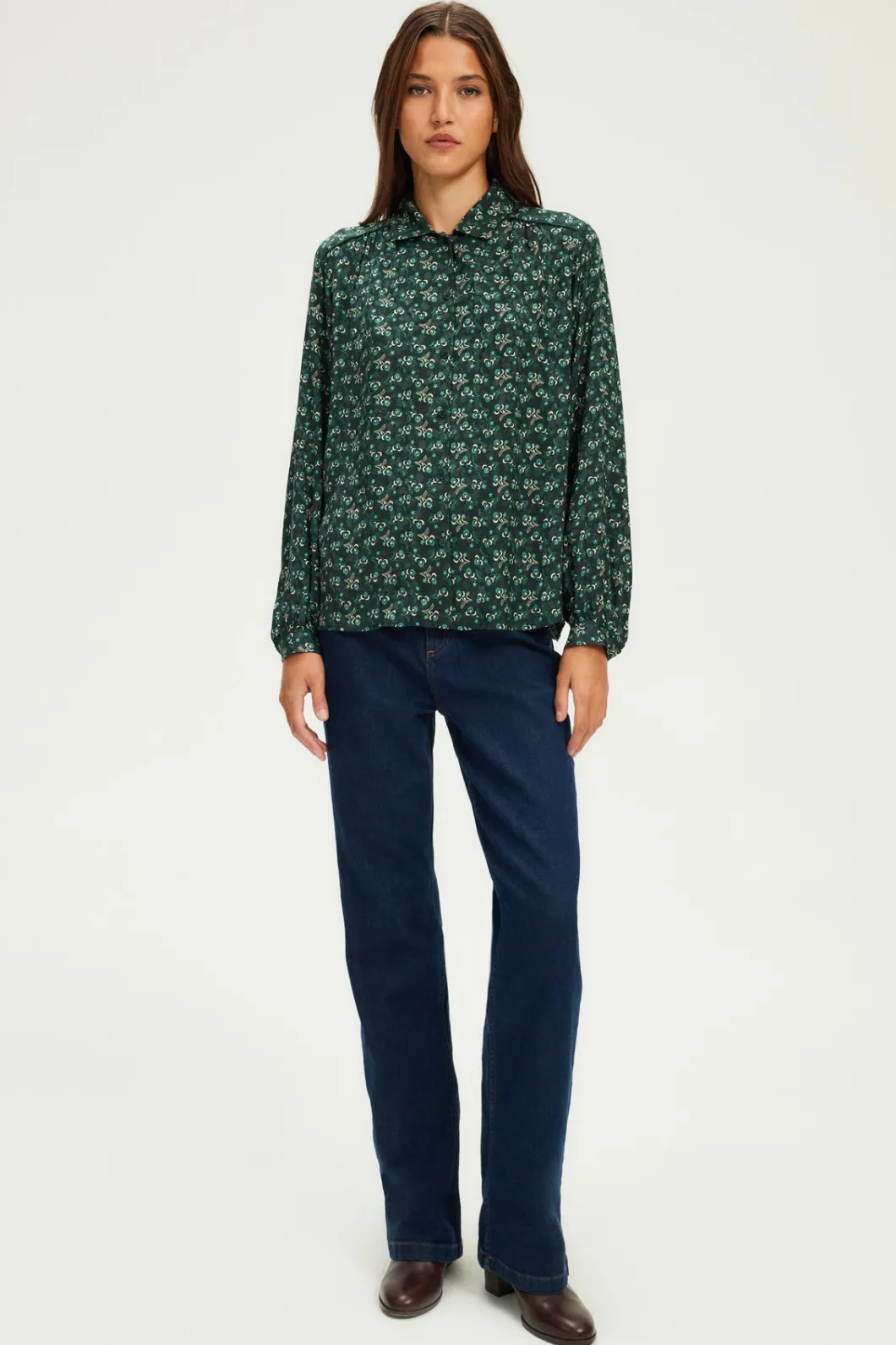 Chemise imprimée et jacquard - BERNY | Pablo Online