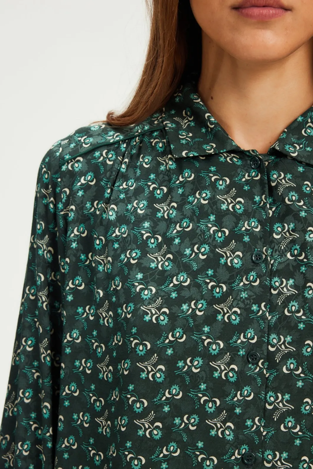 Chemise imprimée et jacquard - BERNY | Pablo Online