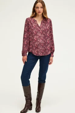 Chemise jacquard à fleurs - BELISSANDE | Pablo Shop
