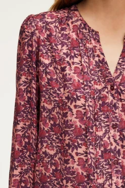 Chemise jacquard à fleurs - BELISSANDE | Pablo Shop