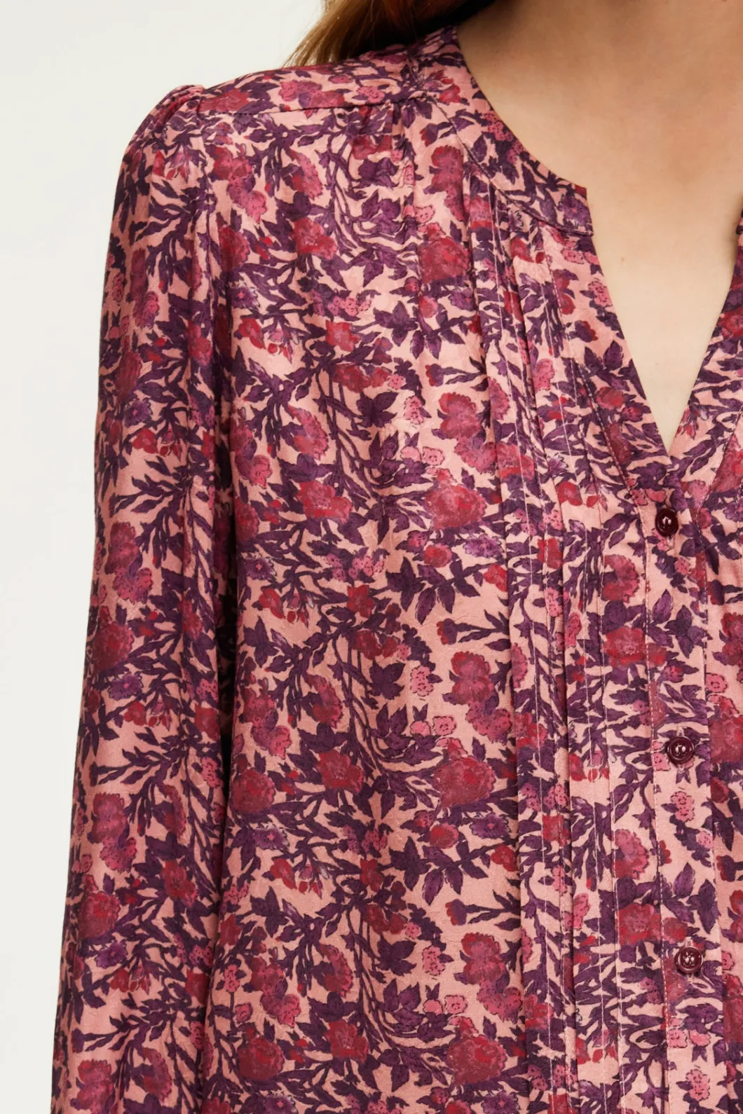 Chemise jacquard à fleurs - BELISSANDE | Pablo Shop