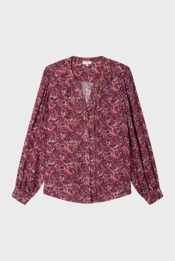 Chemise jacquard à fleurs - BELISSANDE | Pablo Shop
