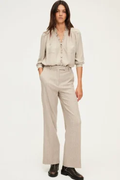 Chemise lurex à volants - BERWYN | Pablo Store