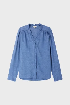 Chemise lurex à volants - BERWYN | Pablo Clearance