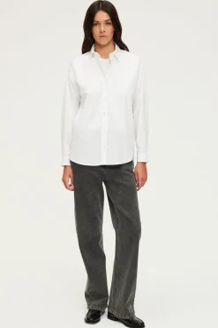 Chemise unie en coton - ANNABELLE | Pablo Online
