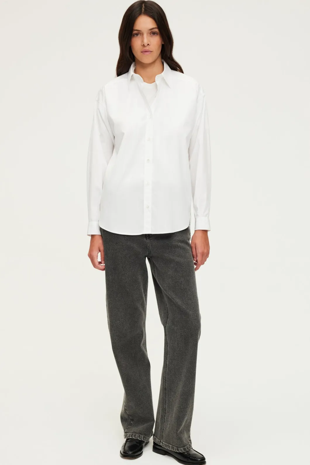 Chemise unie en coton - ANNABELLE | Pablo Online