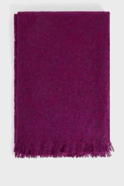 Echarpe unie en mohair mélangé - DELILA | Pablo New