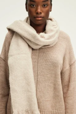 Echarpe unie en mohair mélangé - DELILA | Pablo Best