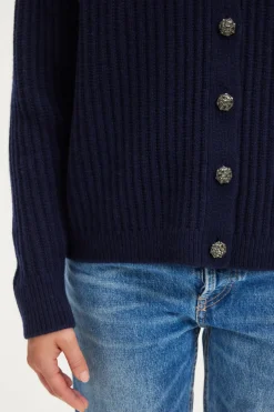 Gilet à boutons en strass - JAYDA | Pablo Shop