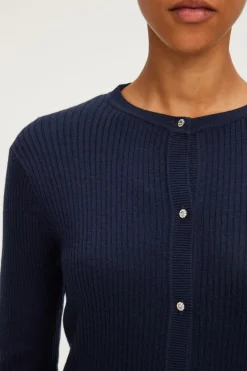Gilet à côtes et strass - JAZIA | Pablo Discount