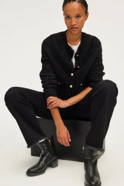Gilet chenille et lurex - JACINTHA | Pablo Outlet