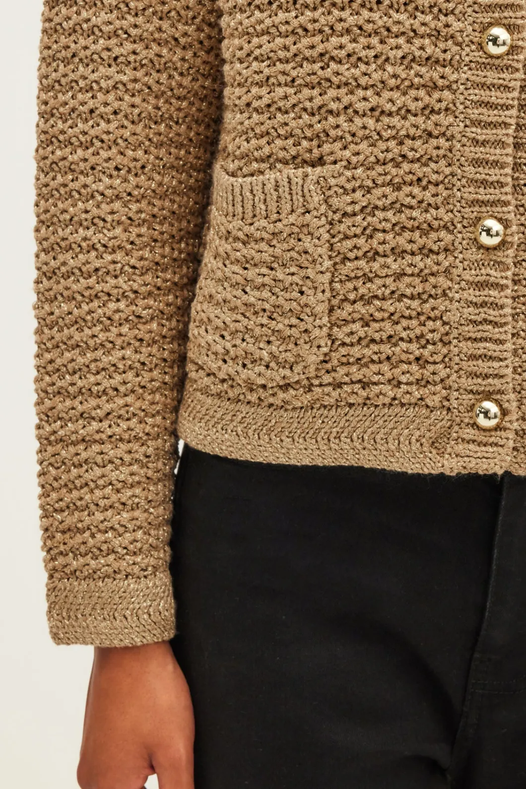 Gilet en maille dée - JOEY | Pablo Store