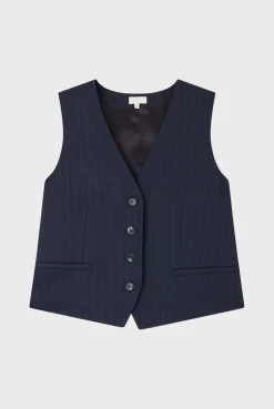 Gilet sans manche à rayures - MALVINA | Pablo Best Sale