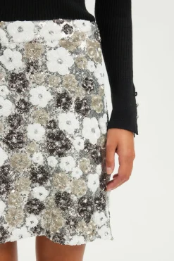 Jupe courte à sequins - CHAYNESE | Pablo Hot