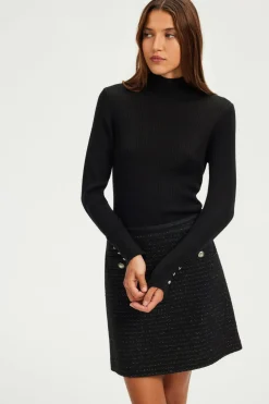 Jupe courte en tweed et lurex - CAMILLETTE | Pablo Clearance