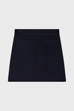 Jupe courte en velours lisse - CORENTINE | Pablo Shop