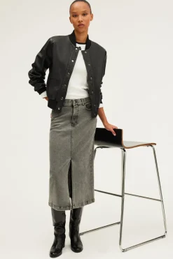 Jupe midi en denim - CLAUDIA | Pablo Cheap