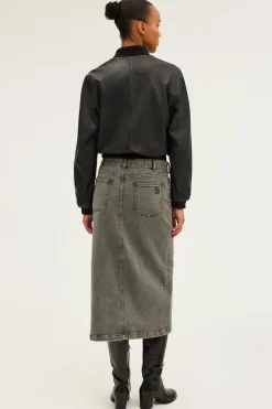 Jupe midi en denim - CLAUDIA | Pablo Cheap