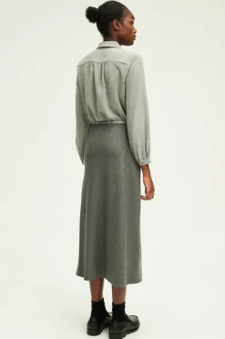 Jupe midi en flanelle - COPELIA | Pablo Cheap