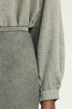 Jupe midi en flanelle - COPELIA | Pablo Cheap
