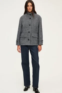 Manteau court à col montant - LYSIANE | Pablo Cheap