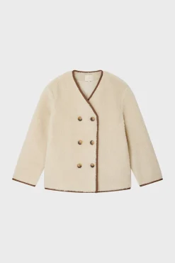 Manteau court en fausse fourrure - LILA | Pablo Shop