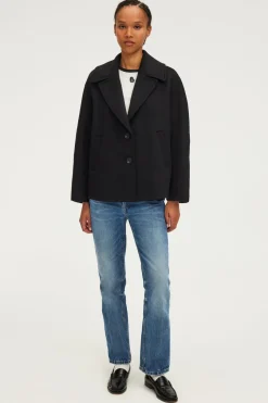 Manteau court en laine double face - LORLINE | Pablo Sale