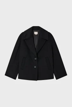 Manteau court en laine double face - LORLINE | Pablo Sale