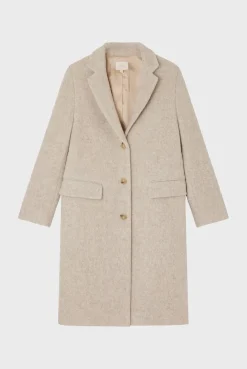 Manteau droit en laine - LORELIA | Pablo Hot