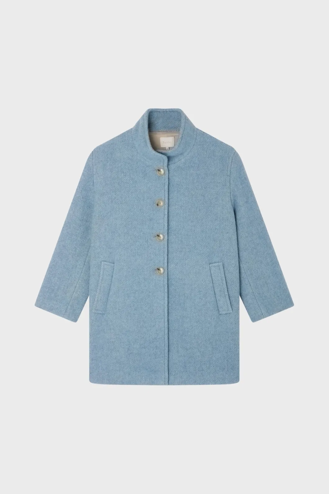 Manteau droit en laine vierge - LEONA | Pablo Online