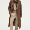 Manteau long à chevrons - LINE | Pablo Store